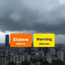 alertas de tempestades em SP