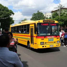 ônibus lotados em Campinas