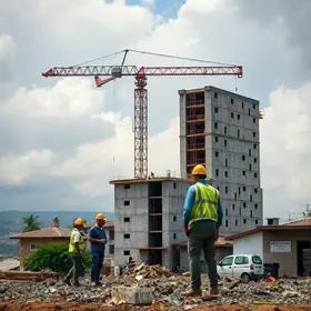 obras em Extrema e Campo Belo