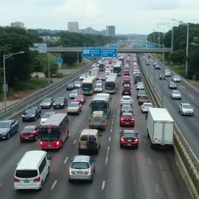 trânsito em São Paulo