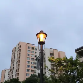 troca de luminárias