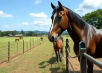 fazenda de cavalos do Exército