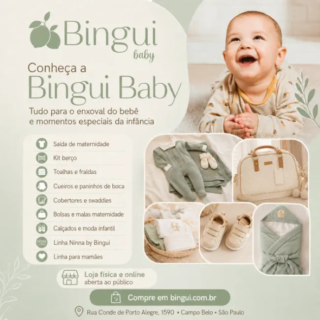 Bingui Baby Enxoval de Bebê